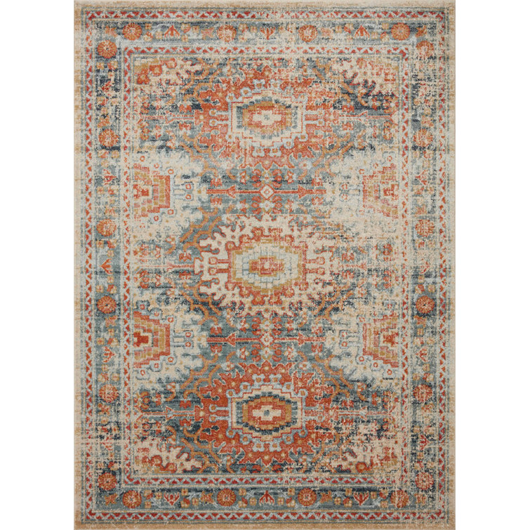 Foundry Select Vergara Southwestern Area Rug in Ivory & Reviews Wayfair